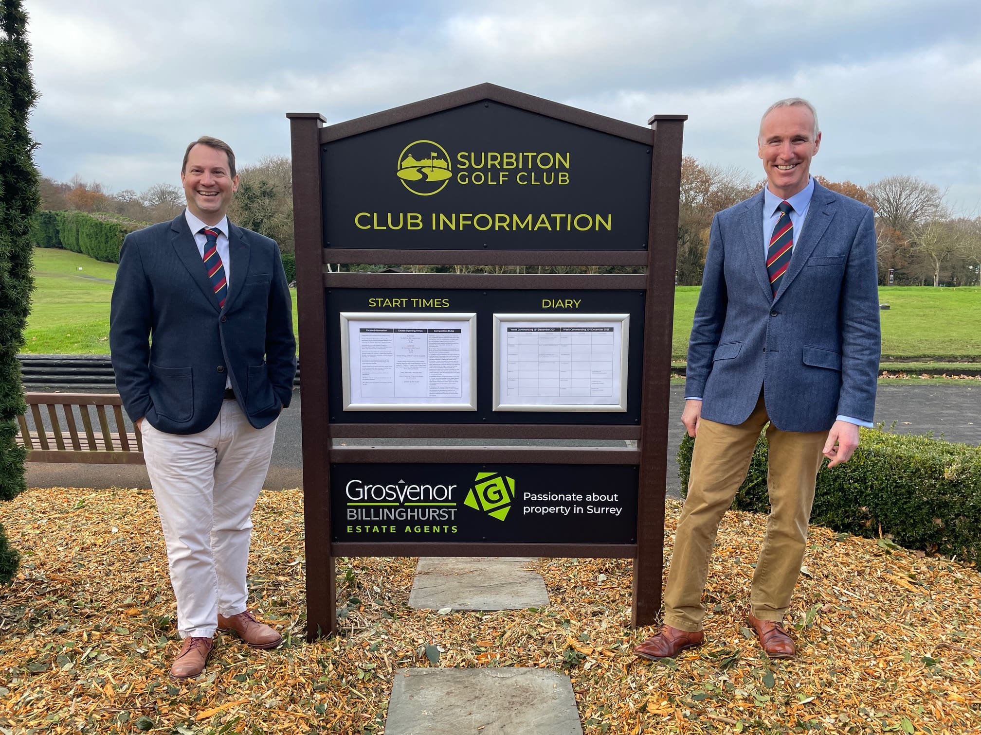 grosvenor billinghurst has agreed to sponsor surbiton golf club